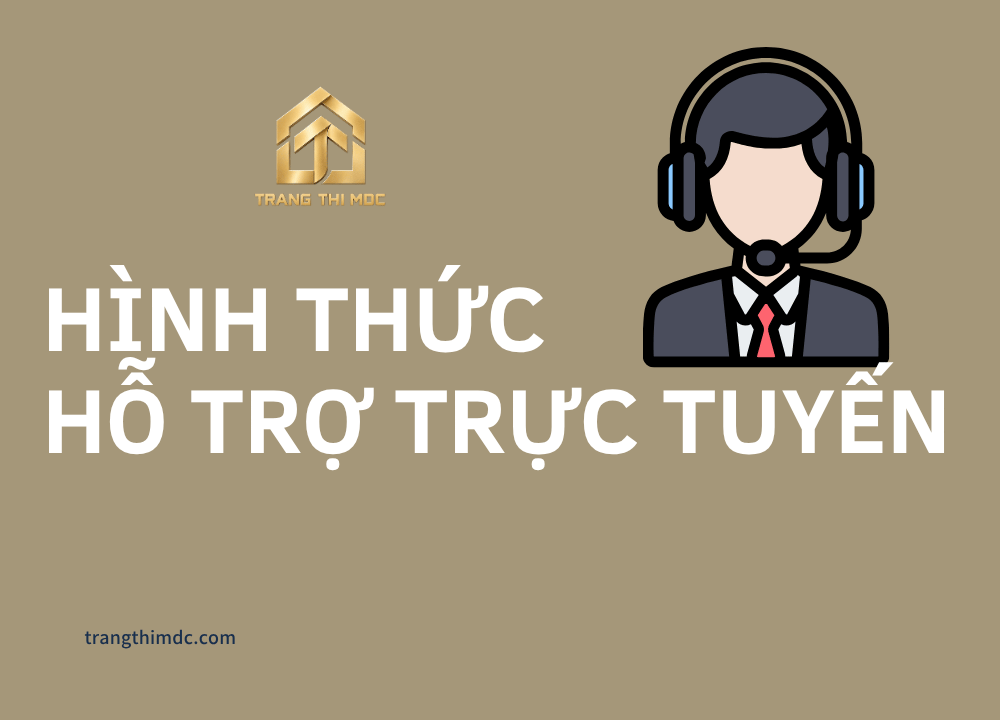 Hình thức hỗ trợ trực tuyến